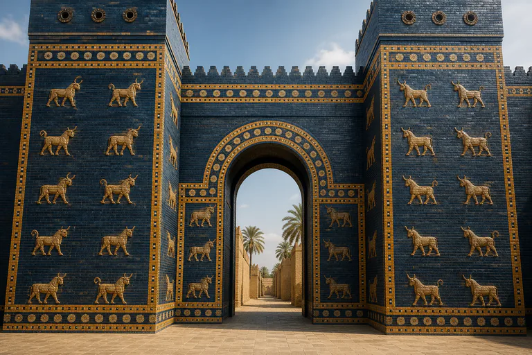 Paysage monumental évoquant la recherche sur les civilisations antiques